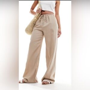 Cotton On Tan Wide Leg Pants